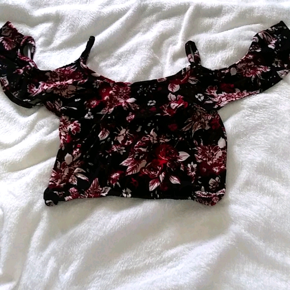 Flower Print crop top